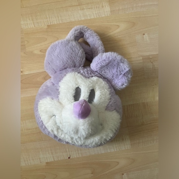 Mickey Mouse purple plush handbag - Picture 1 of 3